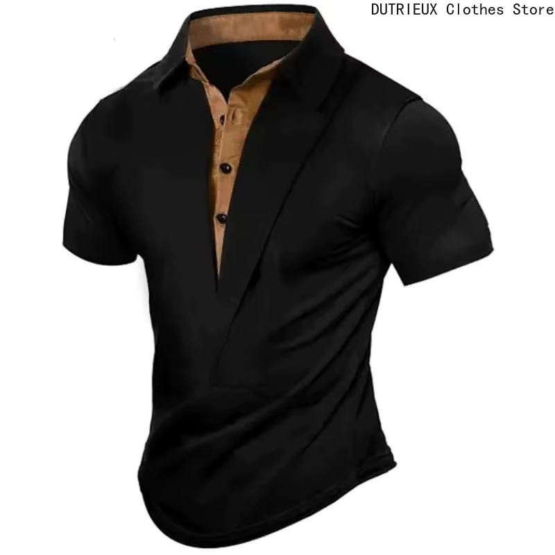T-shirt à manches courtes pour hommes pour l'été