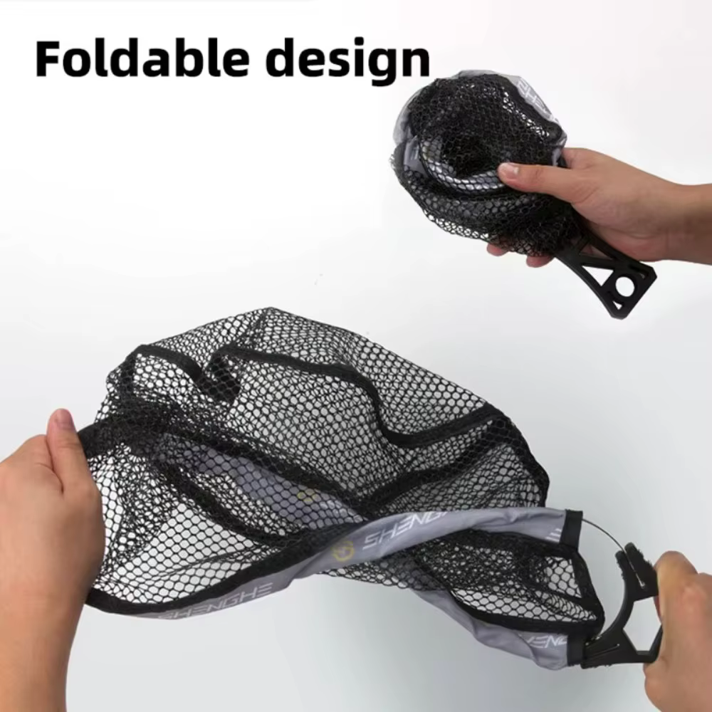 Filet à main pliable pour pêche à la mouche