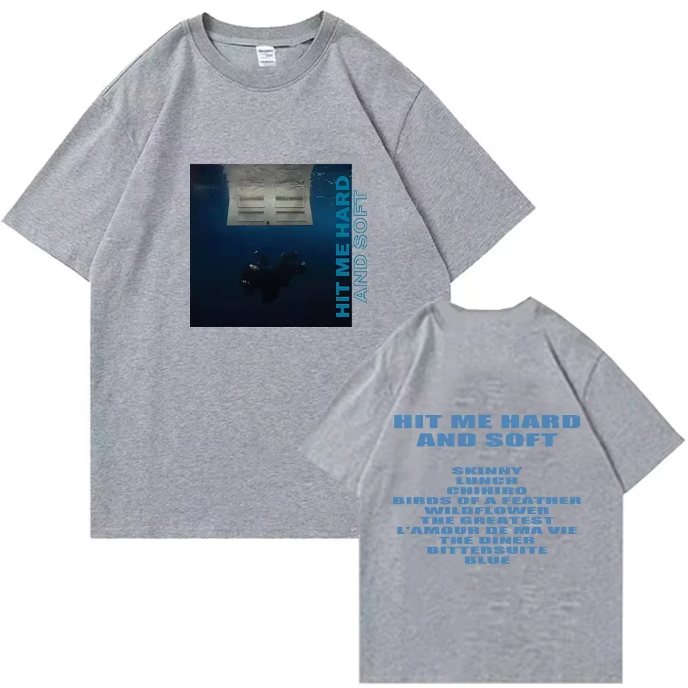 Hit Me dur et doux Billie T-shirt col rond manches courtes chemises Fans cadeau femmes
