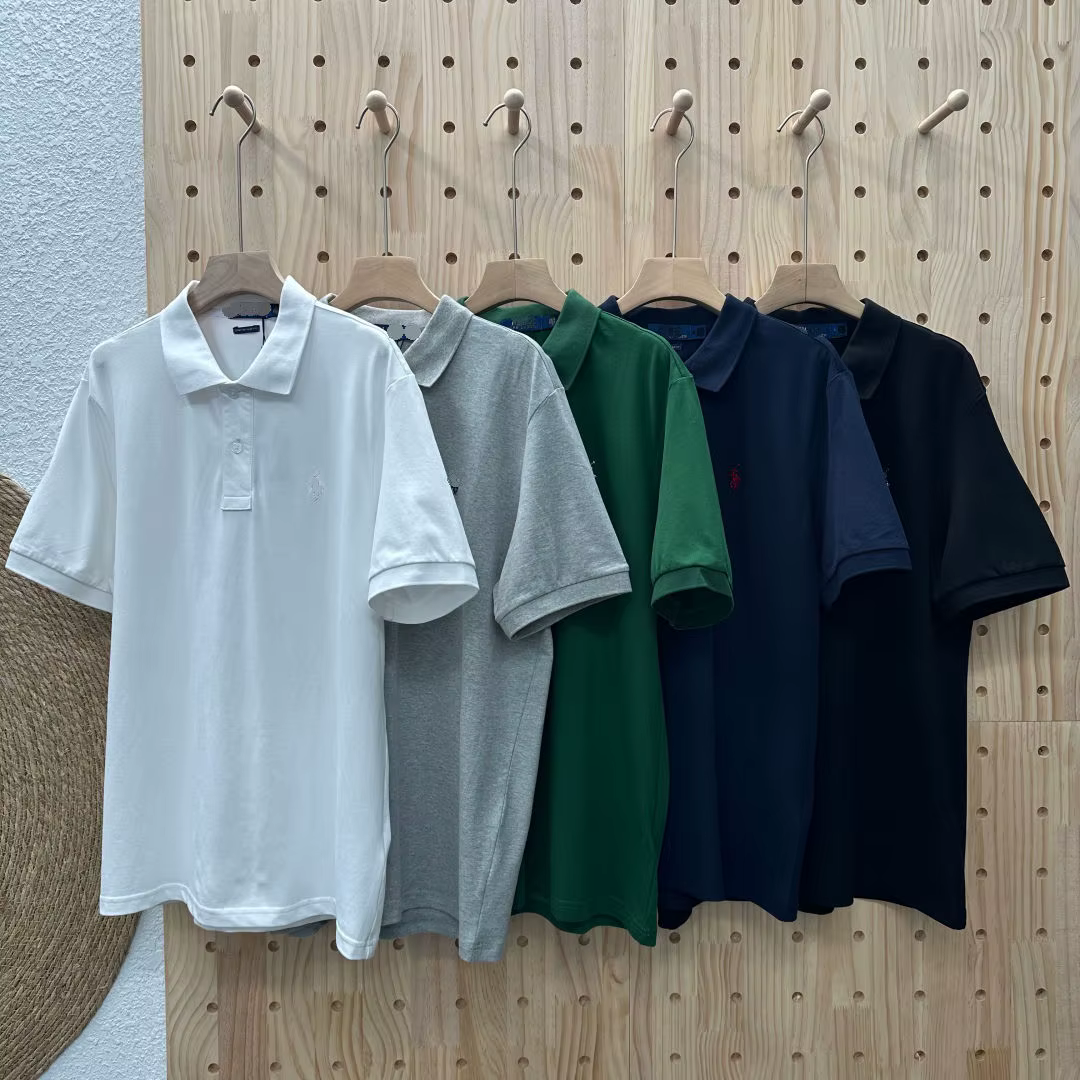Polo brodé d'été pour homme