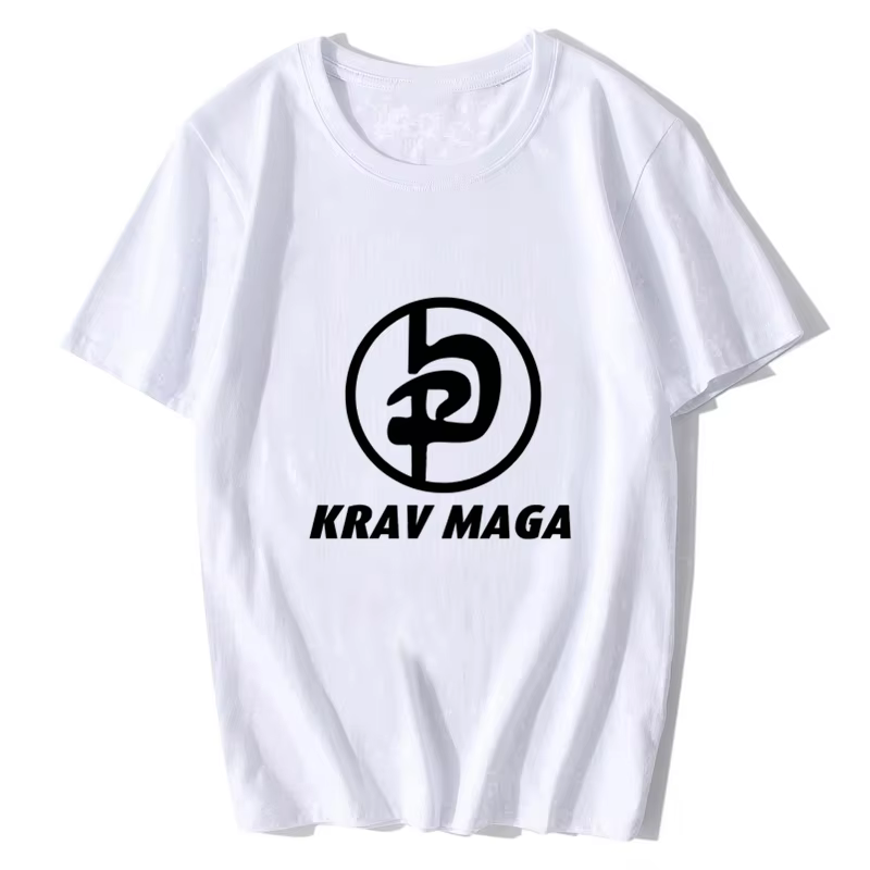 Krav Maga – t-shirt noir en coton pour homme