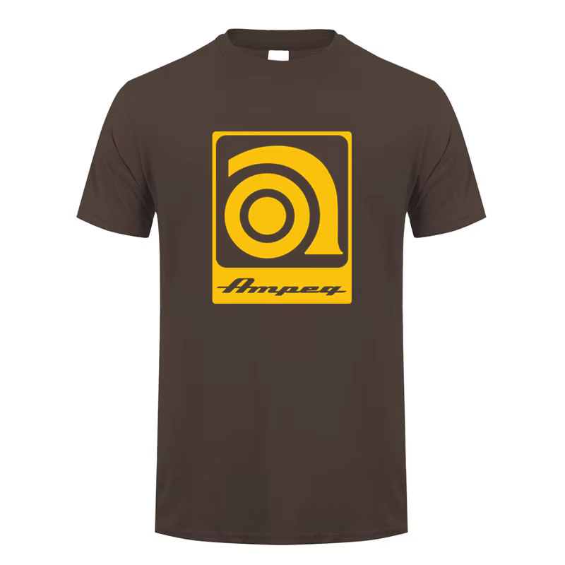 Ampeg musique Logo t-shirt hommes coton été à manches courtes drôle hauts
