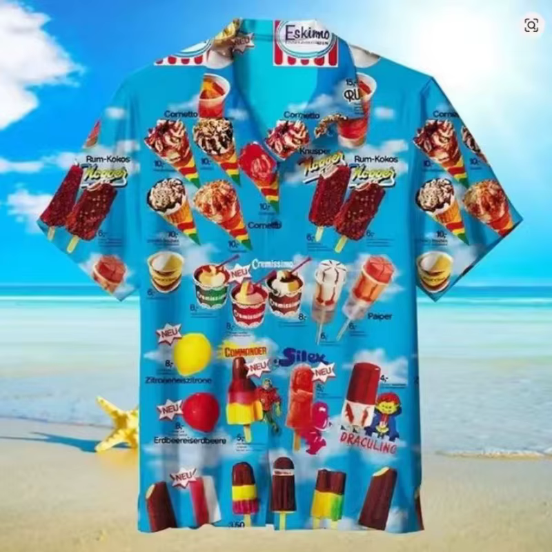 Chemise hawaïenne pour hommes