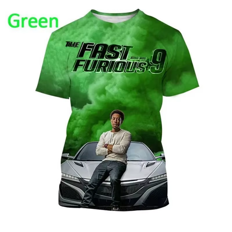 T-shirt Fast and Furious pour hommes et femmes