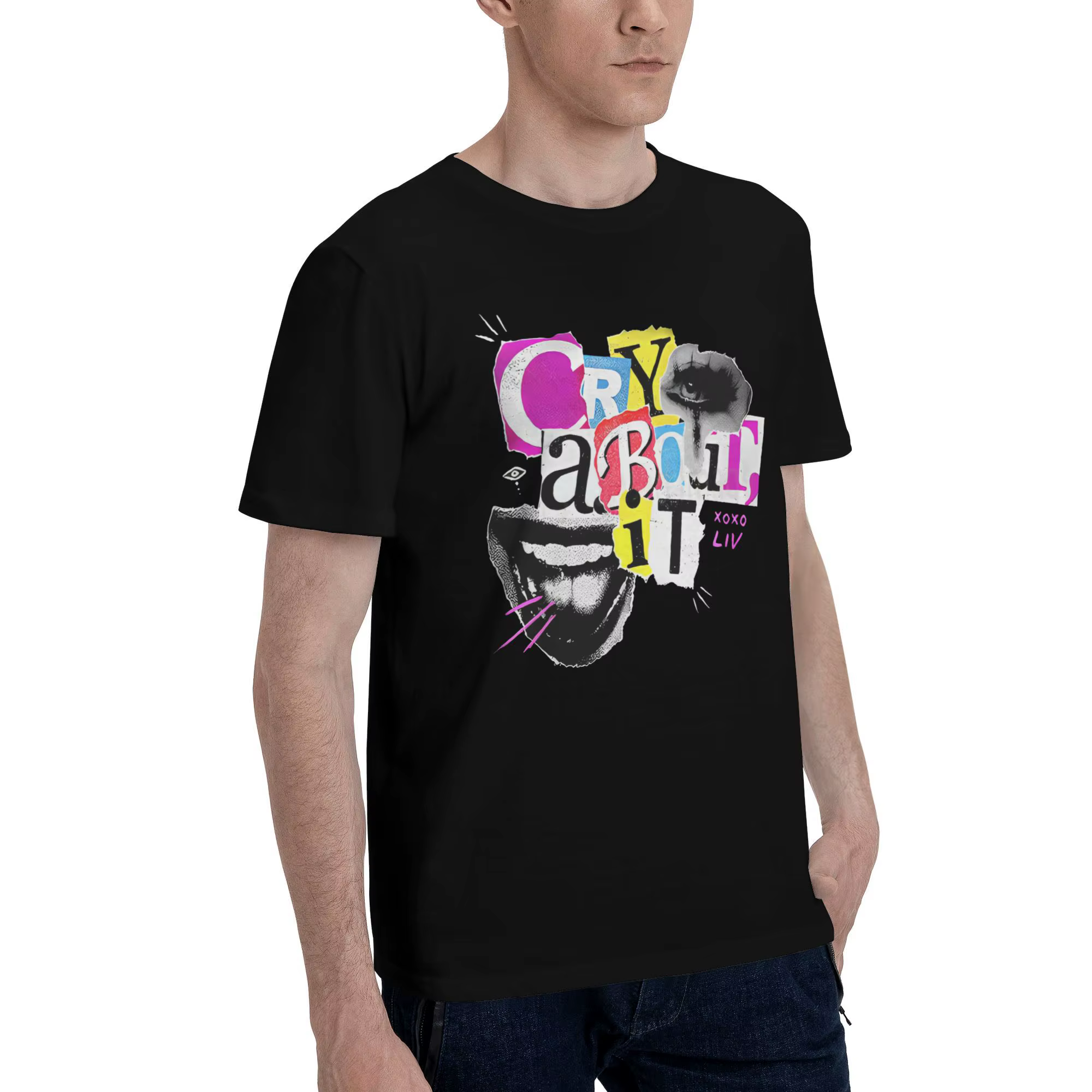 Homme T-Shirt Liv Morgan T-Shirts mode été