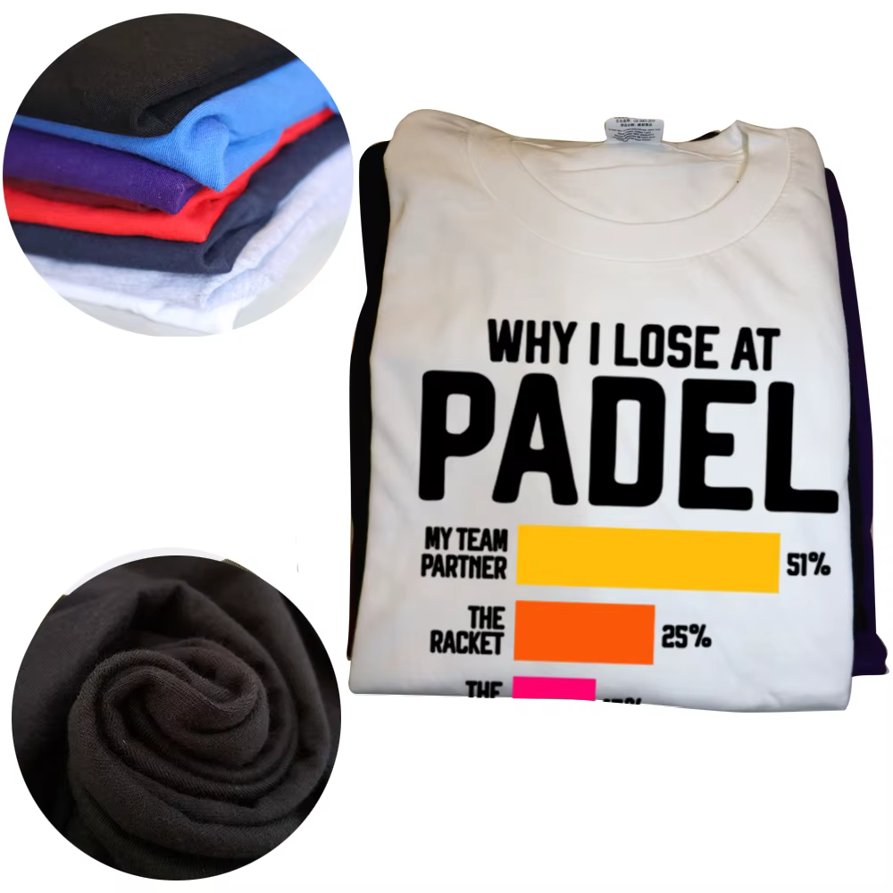 Pourquoi j'ai perdre au Padel drôle Paddle joueurs de Tennis Fans t-shirts été coton Streetwear à manches courtes cadeaux d'anniversaire T-shirt hommes
