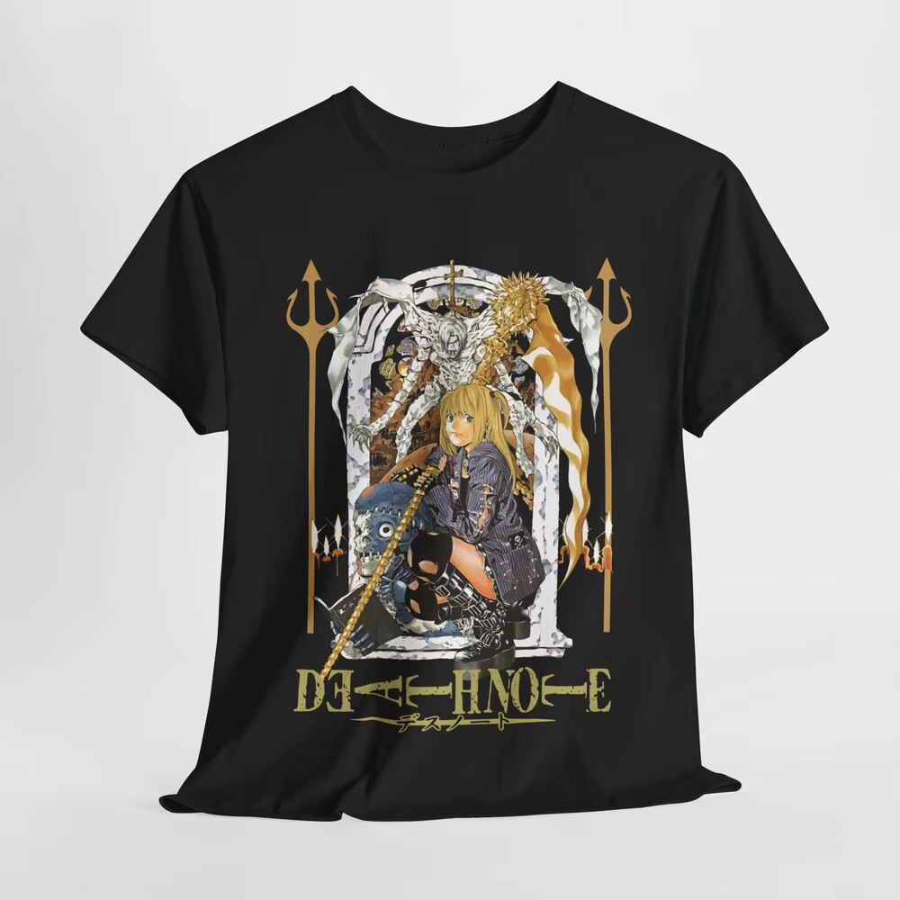 T-shirt Misa Amane, T-shirt Inspiré Anime Death Note Noir - Cadeau Anime