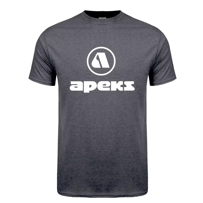 Apeks t-shirt hommes femmes coton Cool T-shirts col rond Streetwear homme vêtements surdimensionné hauts LH-639