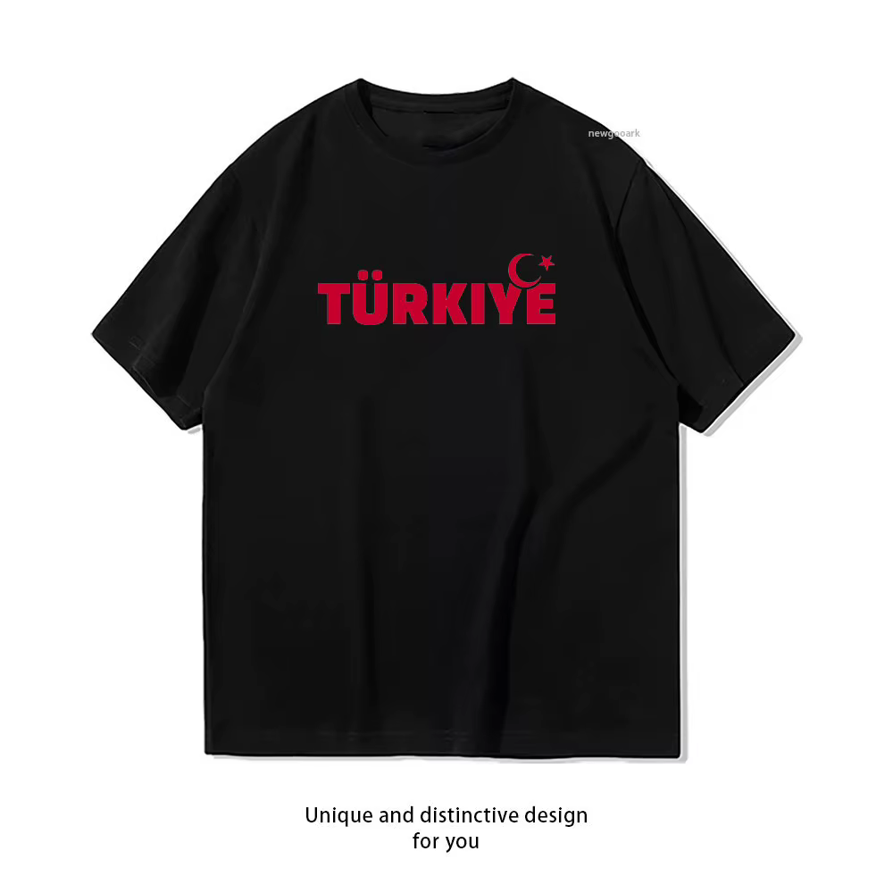 T-shirt classique Turquie pour femme et homme