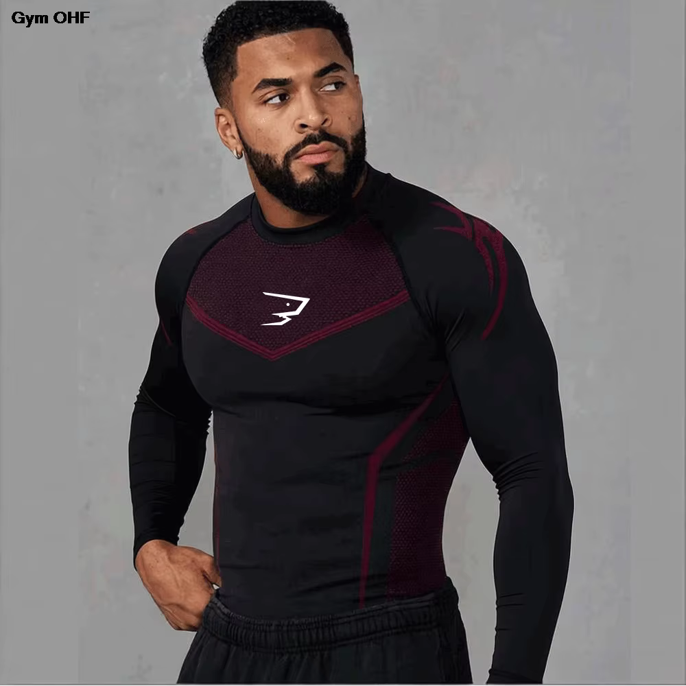 T-shirt de sport à compression pour homme
