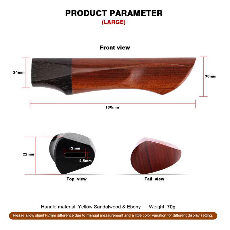 Manche de couteau professionnel haut de gamme en bois de forme japonaise pour couteau de chef, manche de couteau DIY, manche de remplacement personnalisé en usine