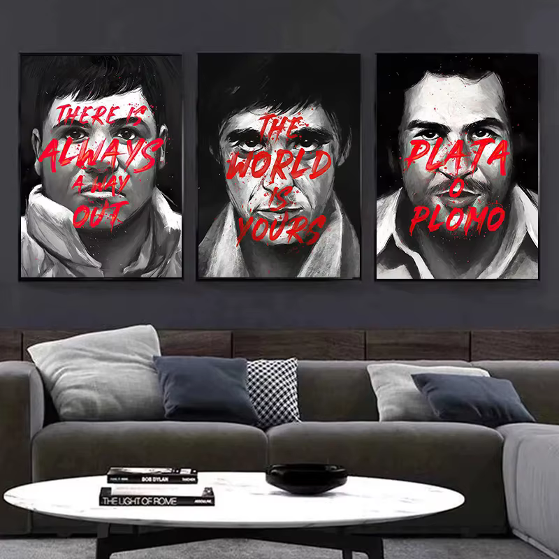 The World Is Yours Wall Art Canvas Painting for Home Decor