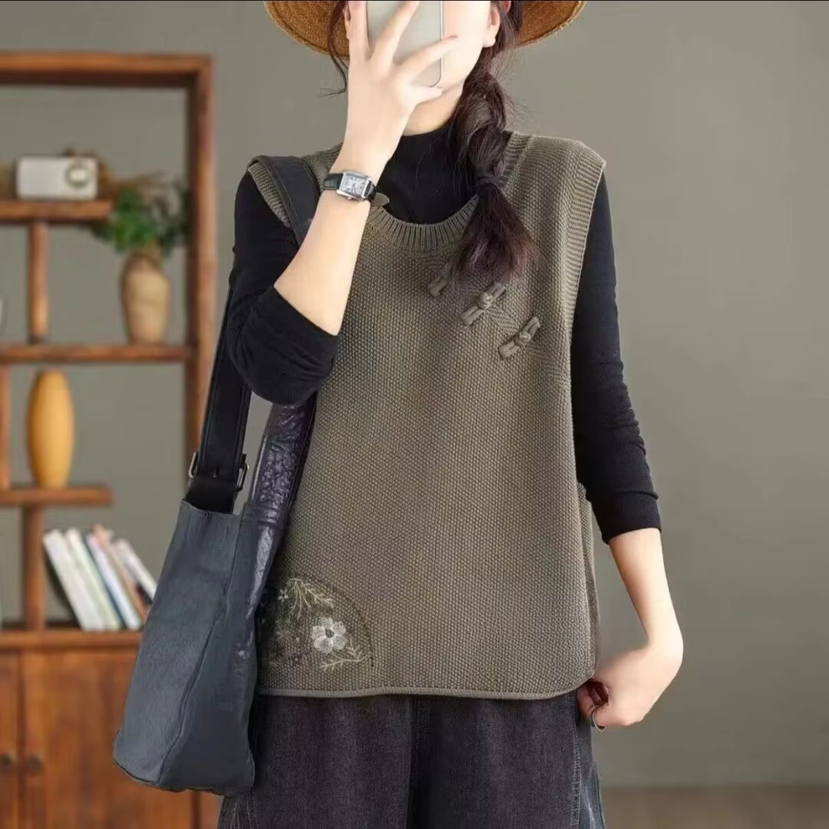 Gilets en tricot pour femmes