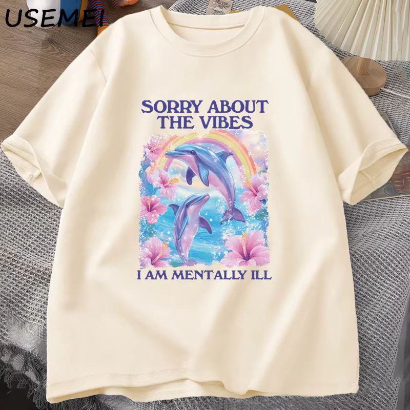 Désolé sur les vibrations T-shirt unisexe idiot bizarre