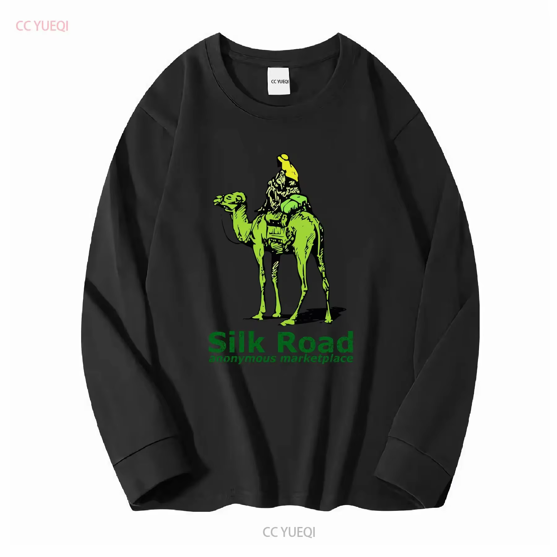 Silk Road Marketplace T Shirt Blanc vintage Lavé Unisexe Légèrement homme vêtements de créateurs Graphique polyvalent Streetwear doux