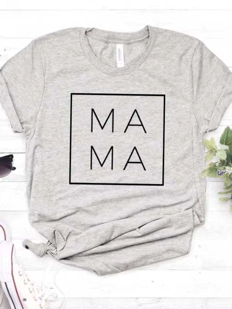 T-shirt manches courtes col rond femme, ample, mode été