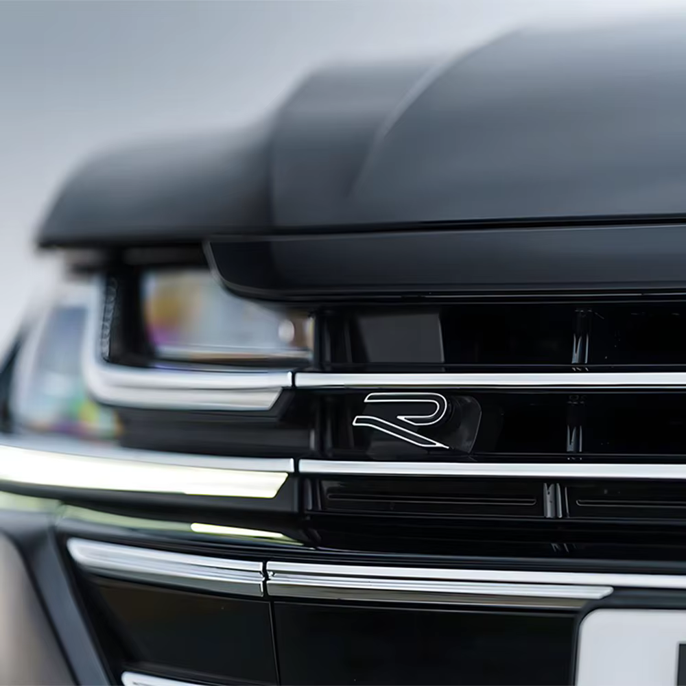 Pour Volkswagen VW R Polo Passat Rline Golf 4 5 6 Tiguan Jetta GTI, emblème de calandre avant de voiture, nouveau logo R VW, autocollant, accessoires