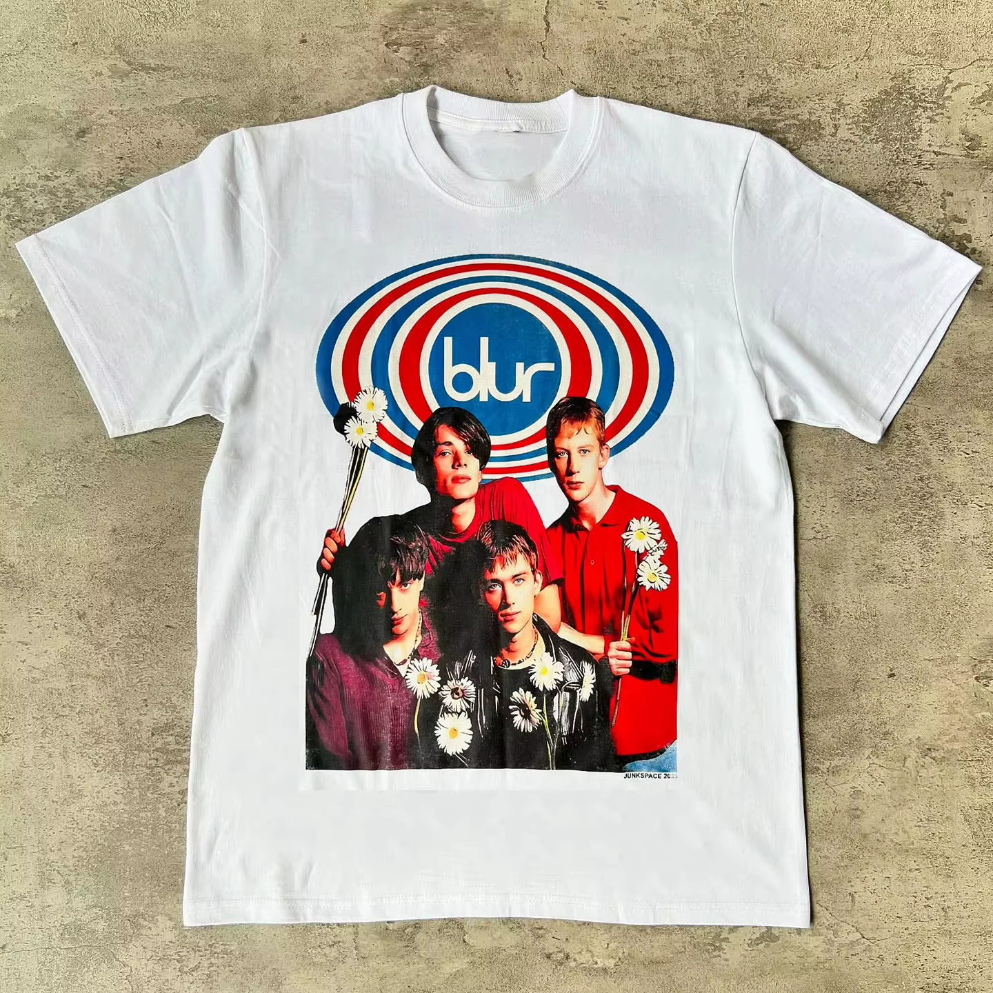 T-shirt unisexe 2026 Blur Blurry Rock Band