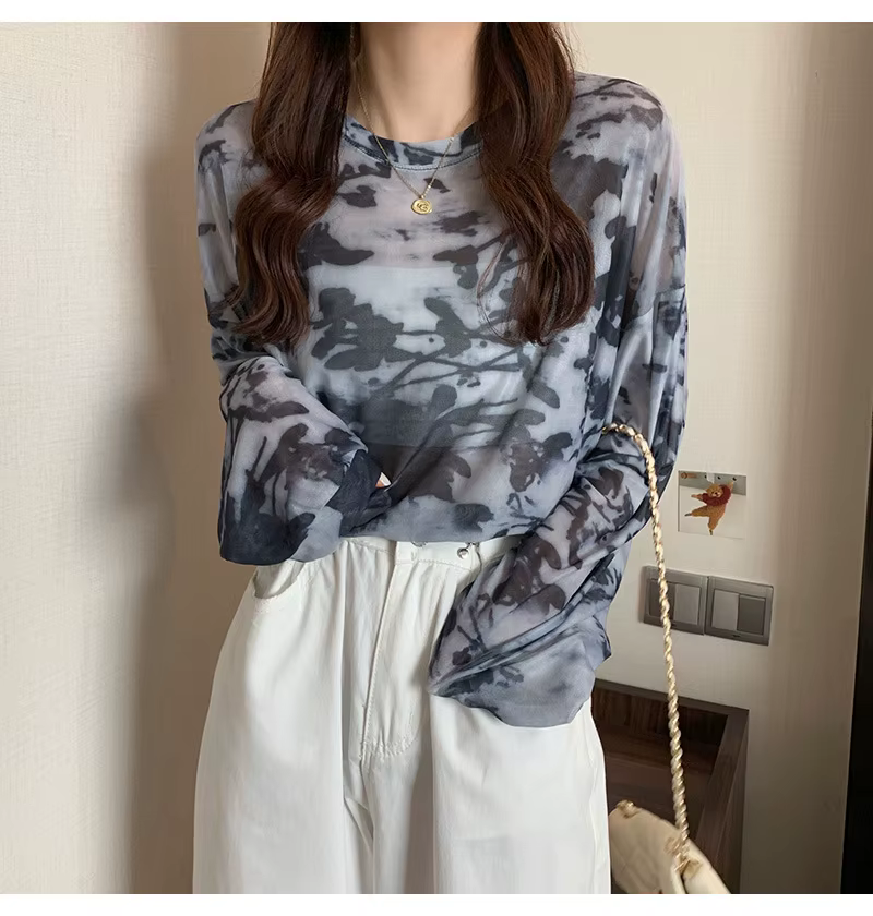 Nouveau T-shirt en maille pour femme