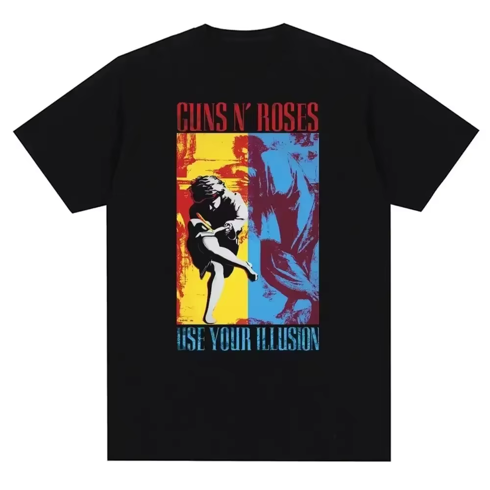 T-shirt à imprimé graphique Guns N Roses