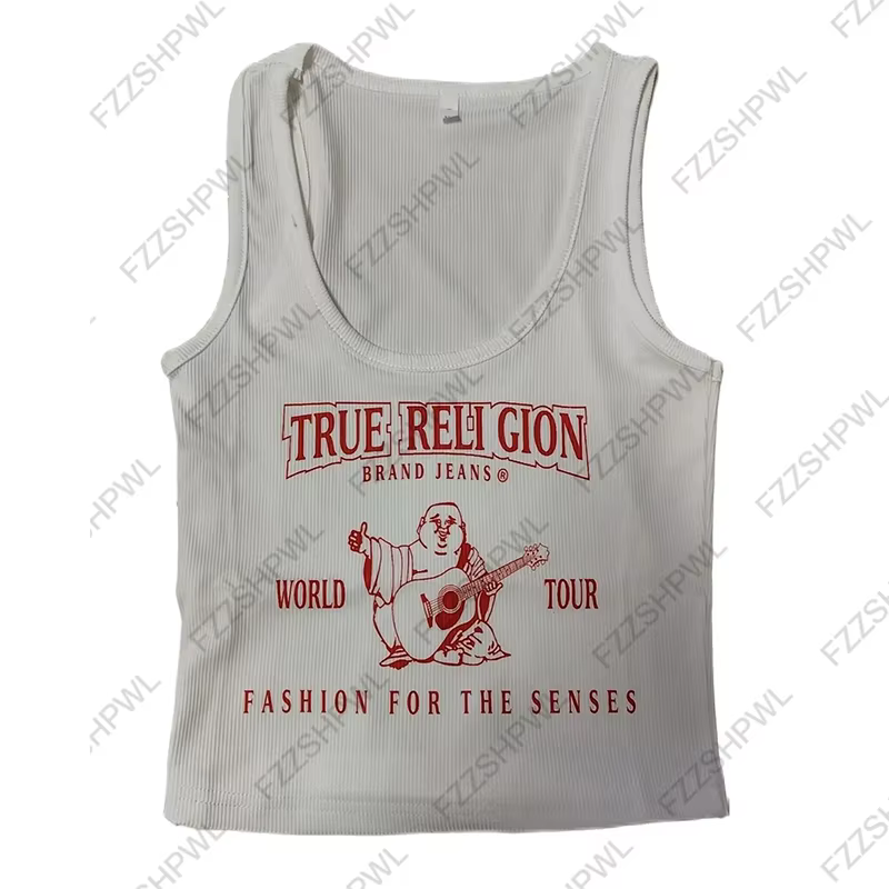 Y2k Débardeur Grunge Goth Hip Hop High street Vintage Haut Sans Manches Kawaii Unique Été Classique Camis Harajuku Imprimé Graphique