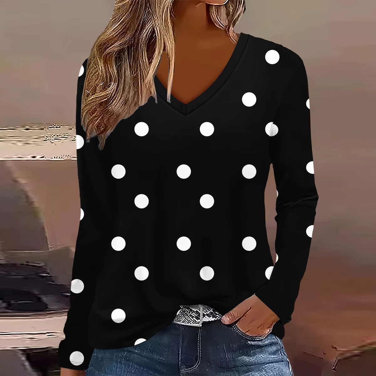 T-shirt à manches longues pour femmes