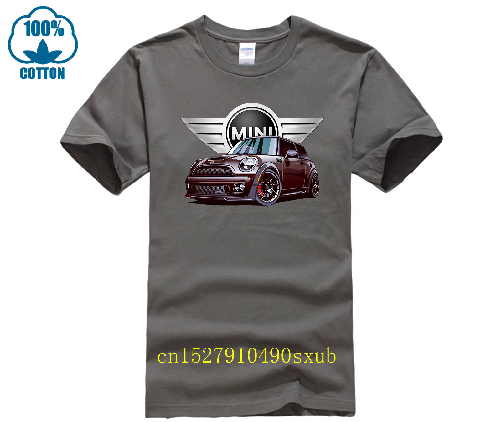 T-shirt col rond avec logo Mini Cooper Racing