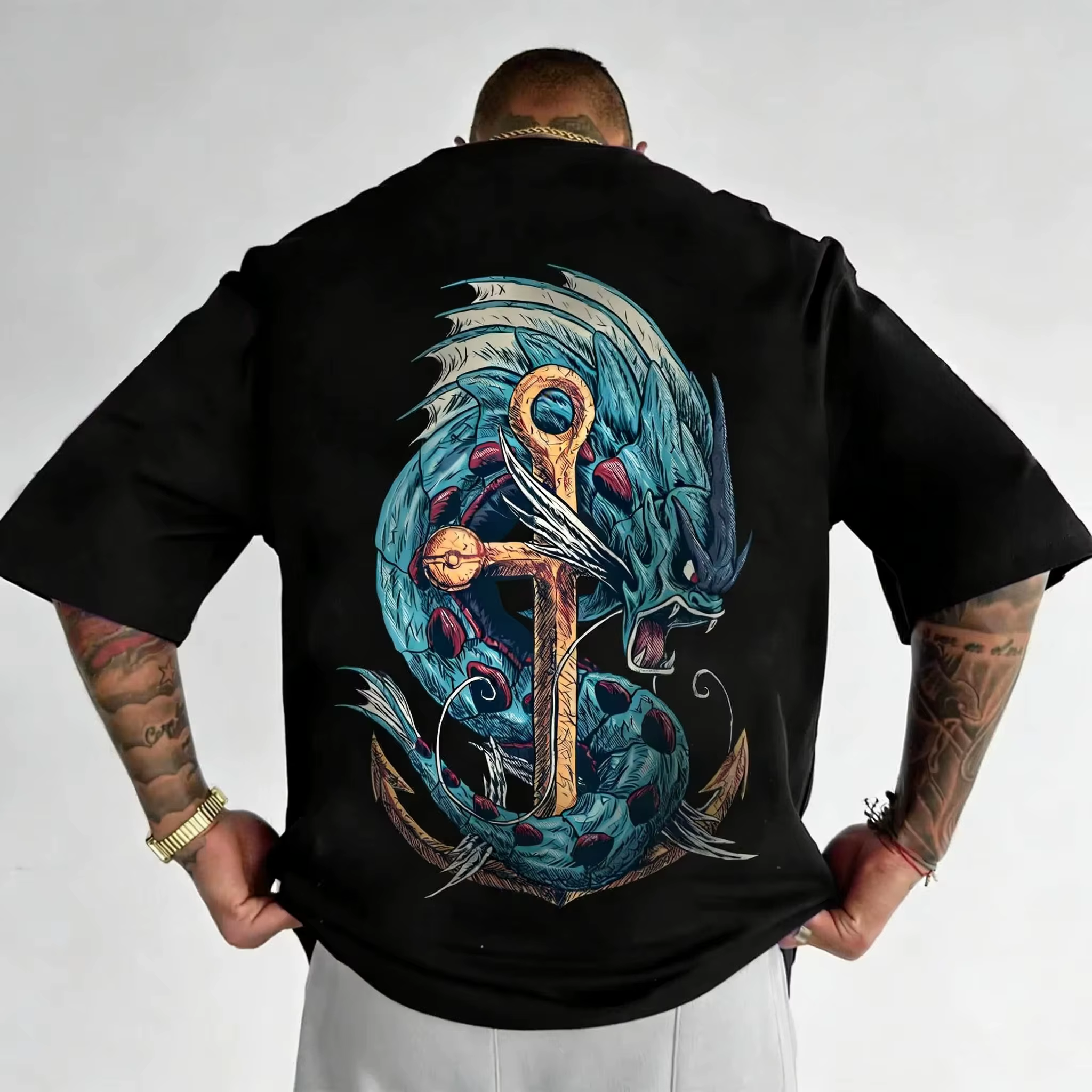 T-shirt imprimé Pokémon Anime Gengar