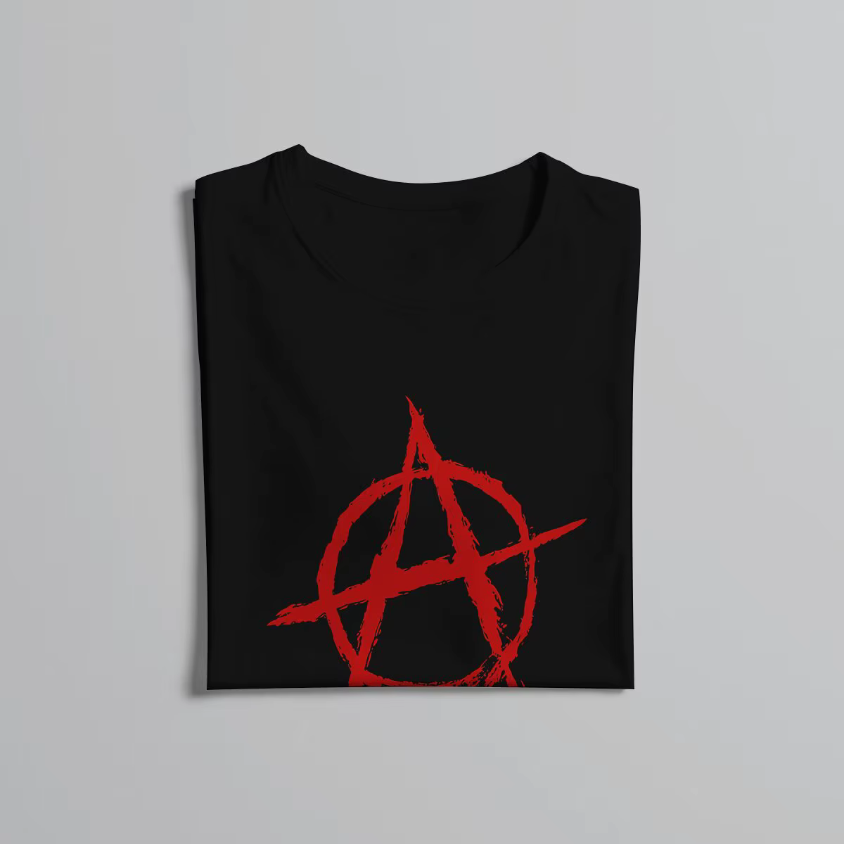 T-shirt rouge en polyester pour hommes