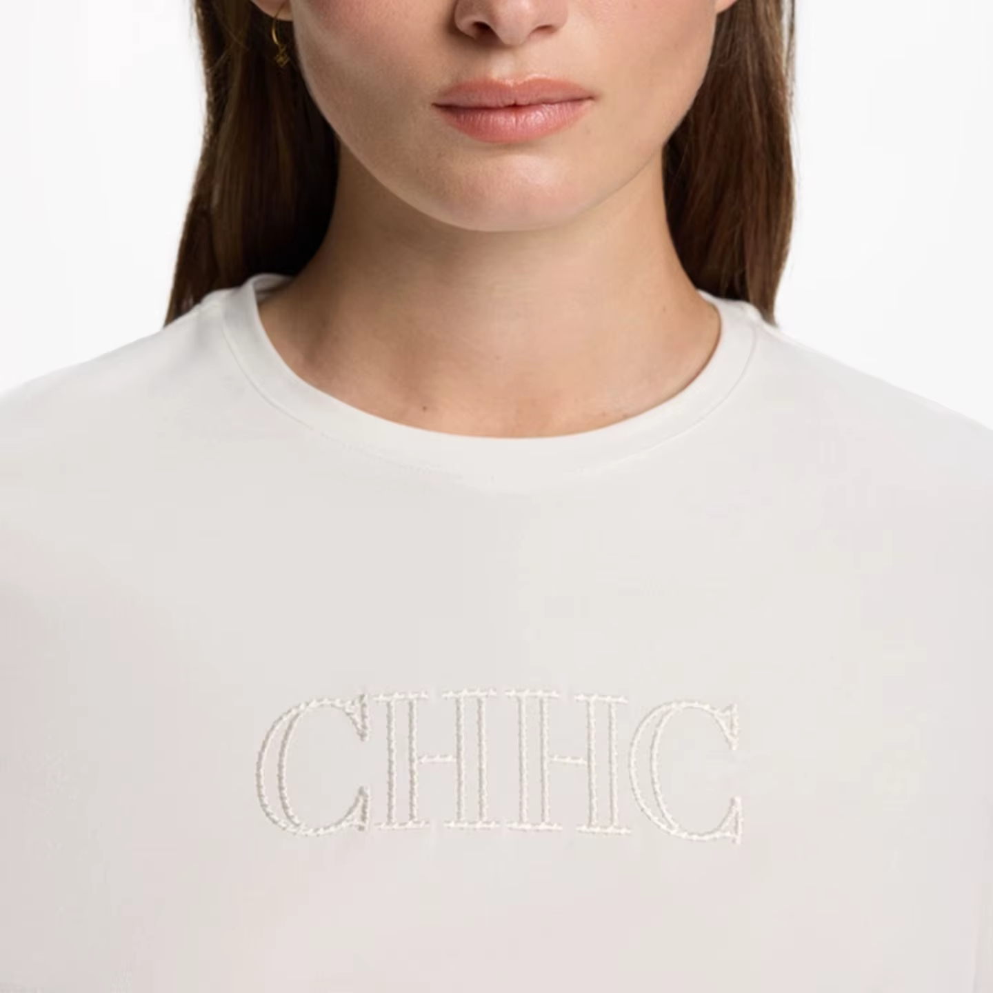 Vêtements pas chers - T-shirt en coton à manches courtes et col rond pour femme avec lettres - Style streetwear coréen décontracté - Haut esthétique
