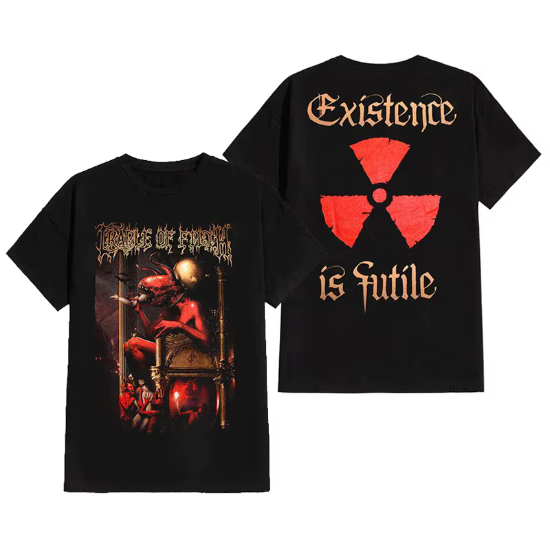 T-shirt à manches courtes 2026 Cradle of Filth Band's Extreme Gothic Black Metal Rock Dark American