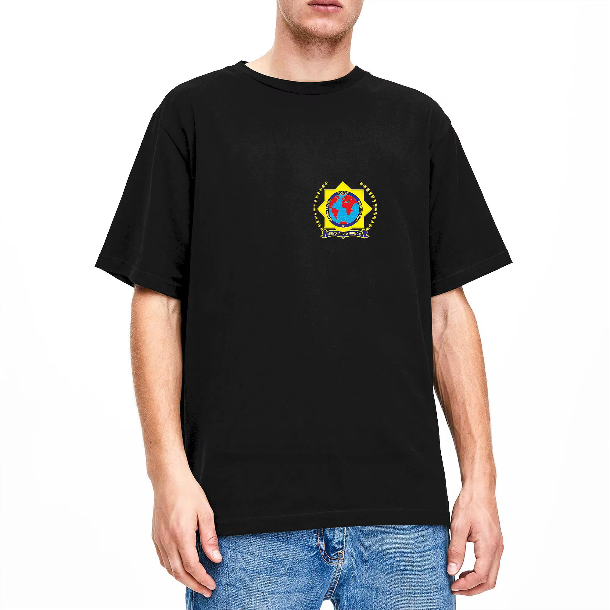 T-shirt vintage d'été de l'International Police Association