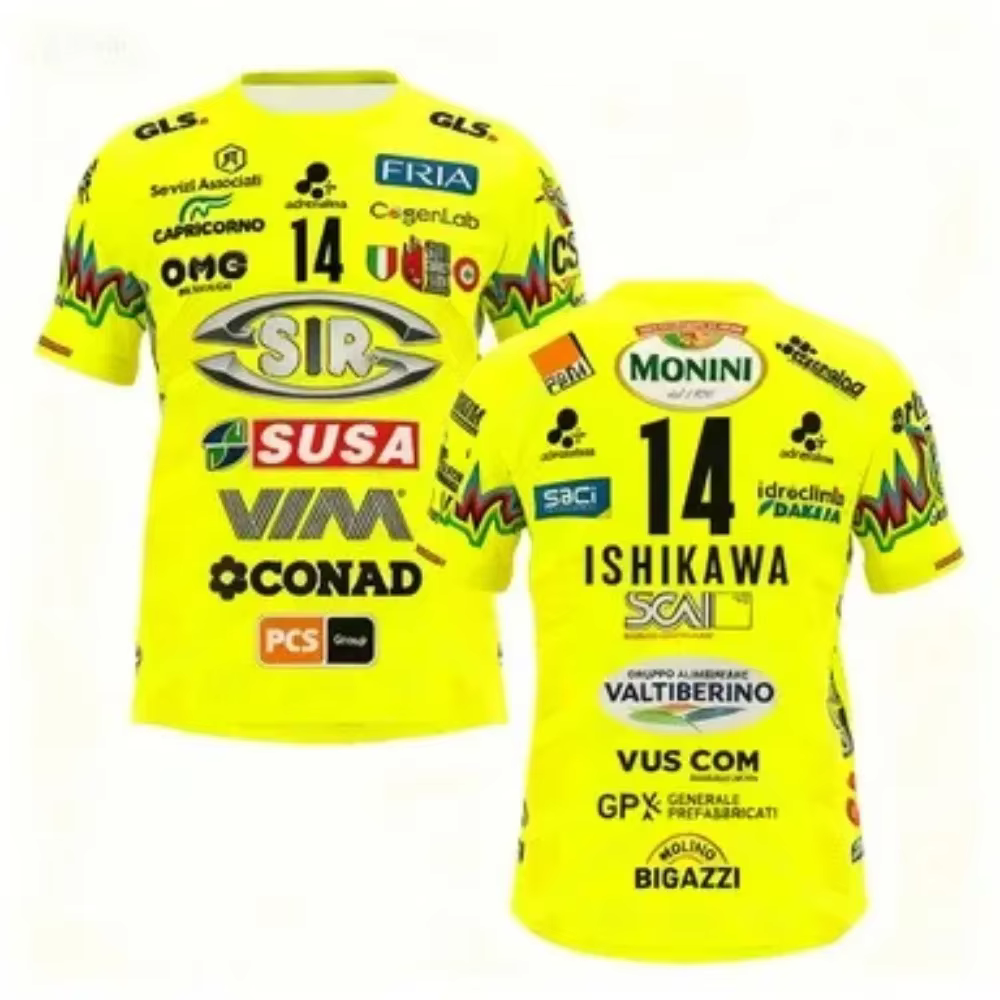 T-shirt de volley-ball 2026 N°14 - Essentiel d'été pour homme