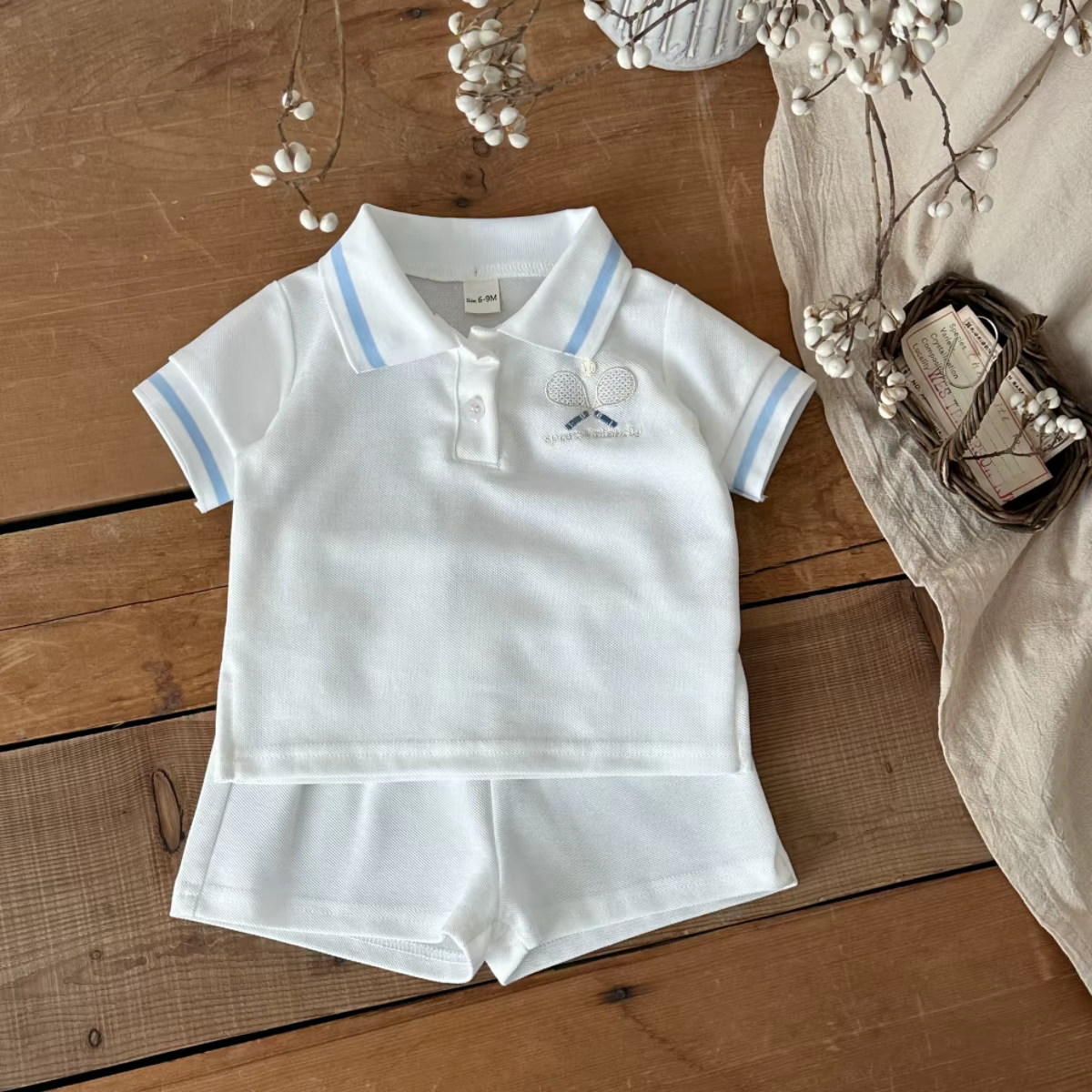 Ensemble short pour bébé garçon