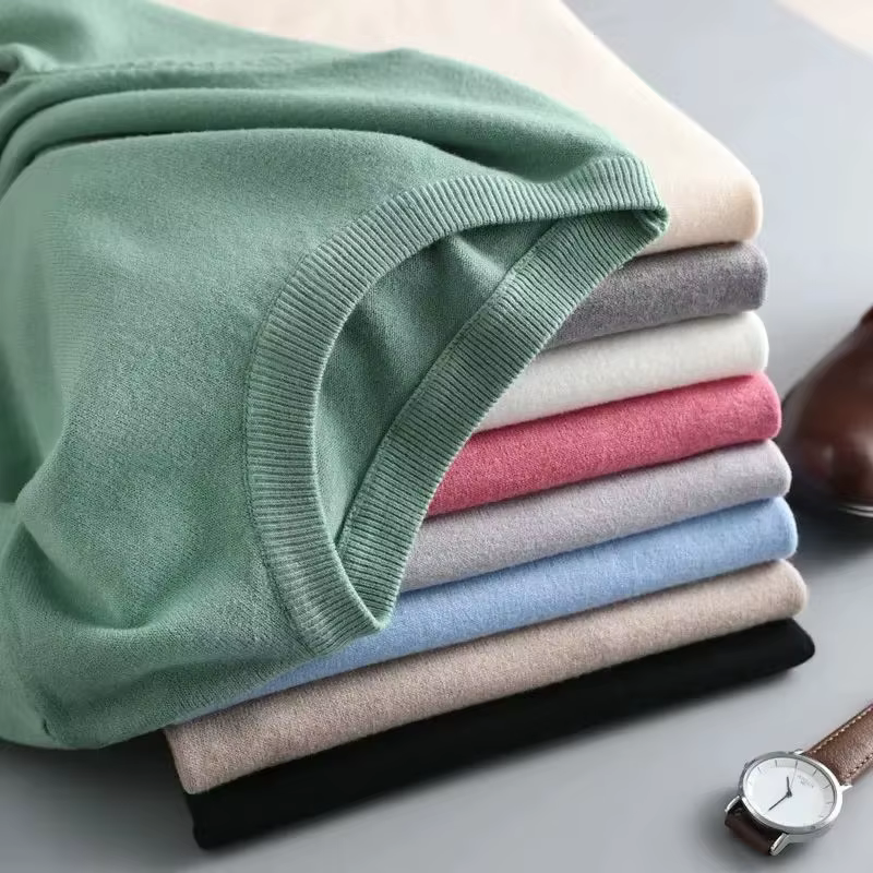 T-shirt en laine mérinos super fine pour hommes