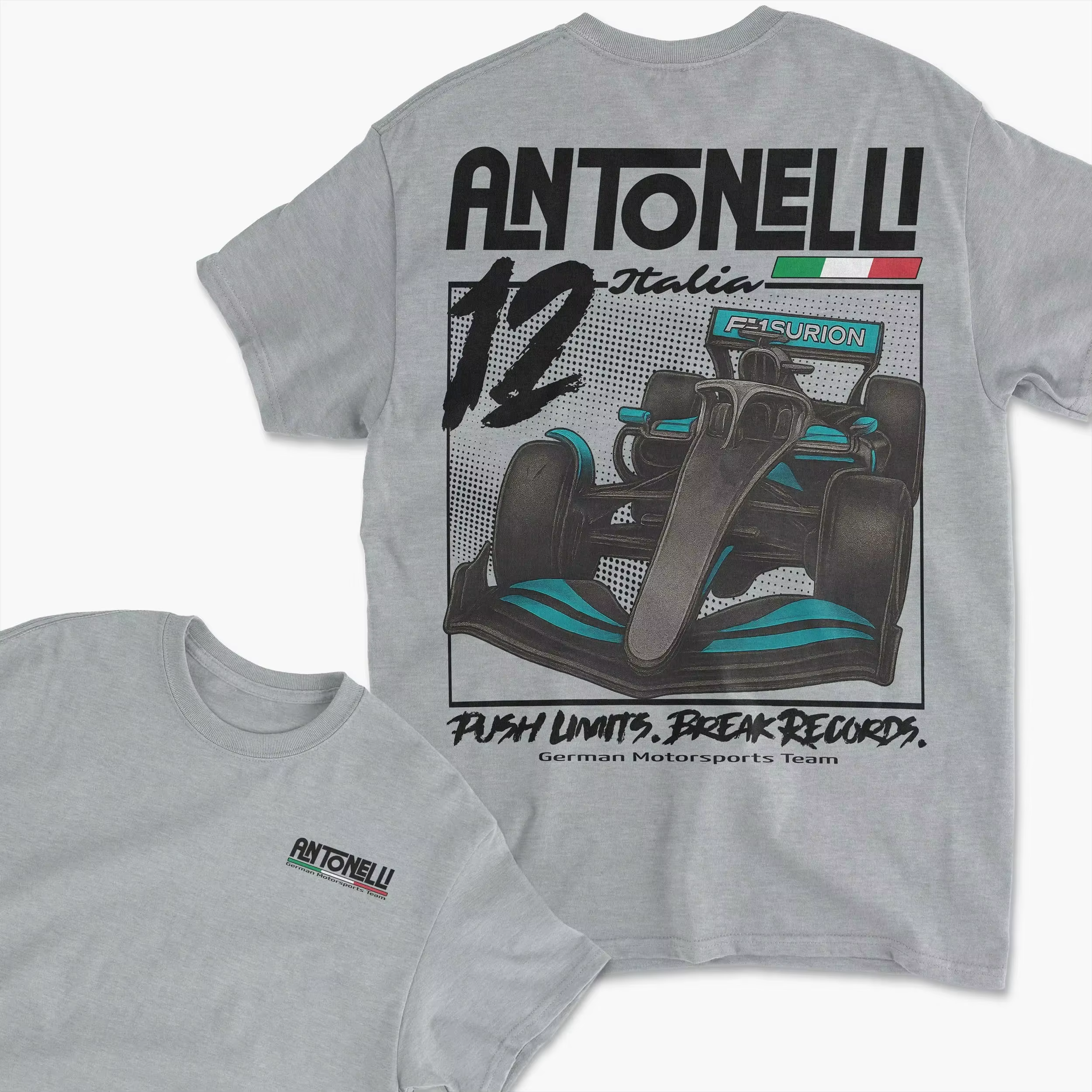 T-shirt unisexe 100% coton du champion du Grand Prix Kimi Antonelli