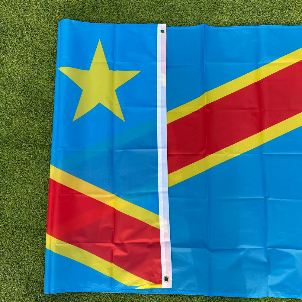 Drapeau du Congo 90x150cm, drapeau de la République démocratique du Congo, bannière 3x5 pieds, drapeau national, décoration de la maison