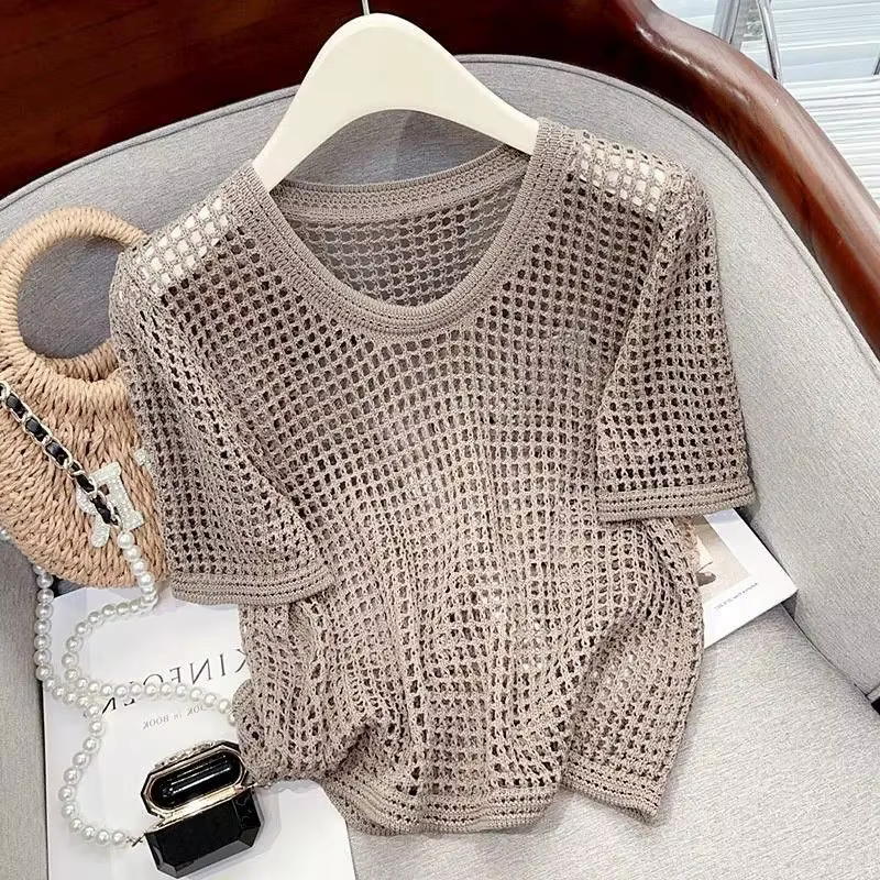 T-shirt en tricot pour femme