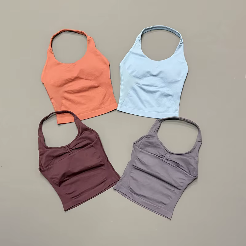 HISTELLO Débardeur Halter pour Femme