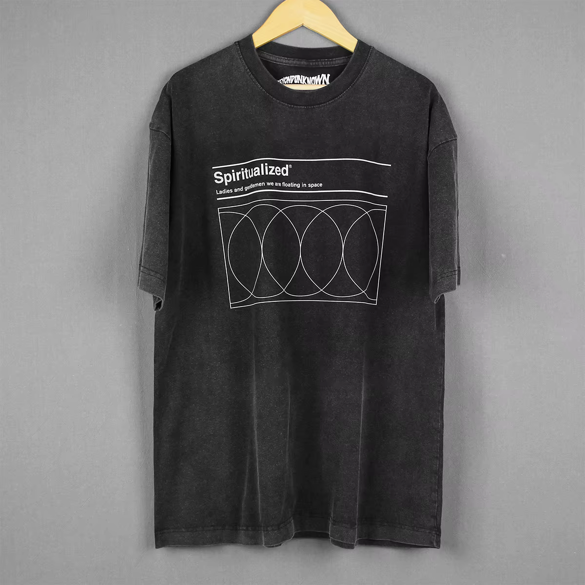 T-Shirt spiritualisé dames et messieurs nous flottons dans l'espace groupe de Rock coton manches courtes graphique imprimé chemises pour hommes