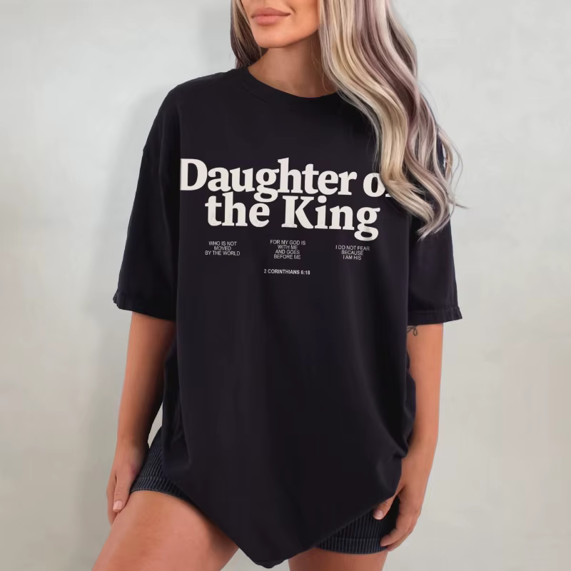 T-shirt Fille du Roi, T-shirt chrétien