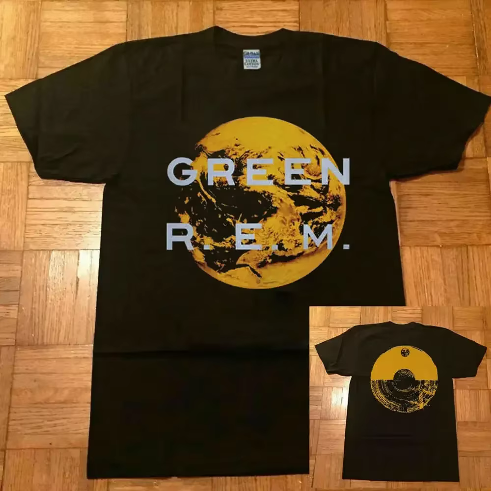 T-shirt R.E.M, T-shirt de concert vintage R.E.M Green Tour 1989
