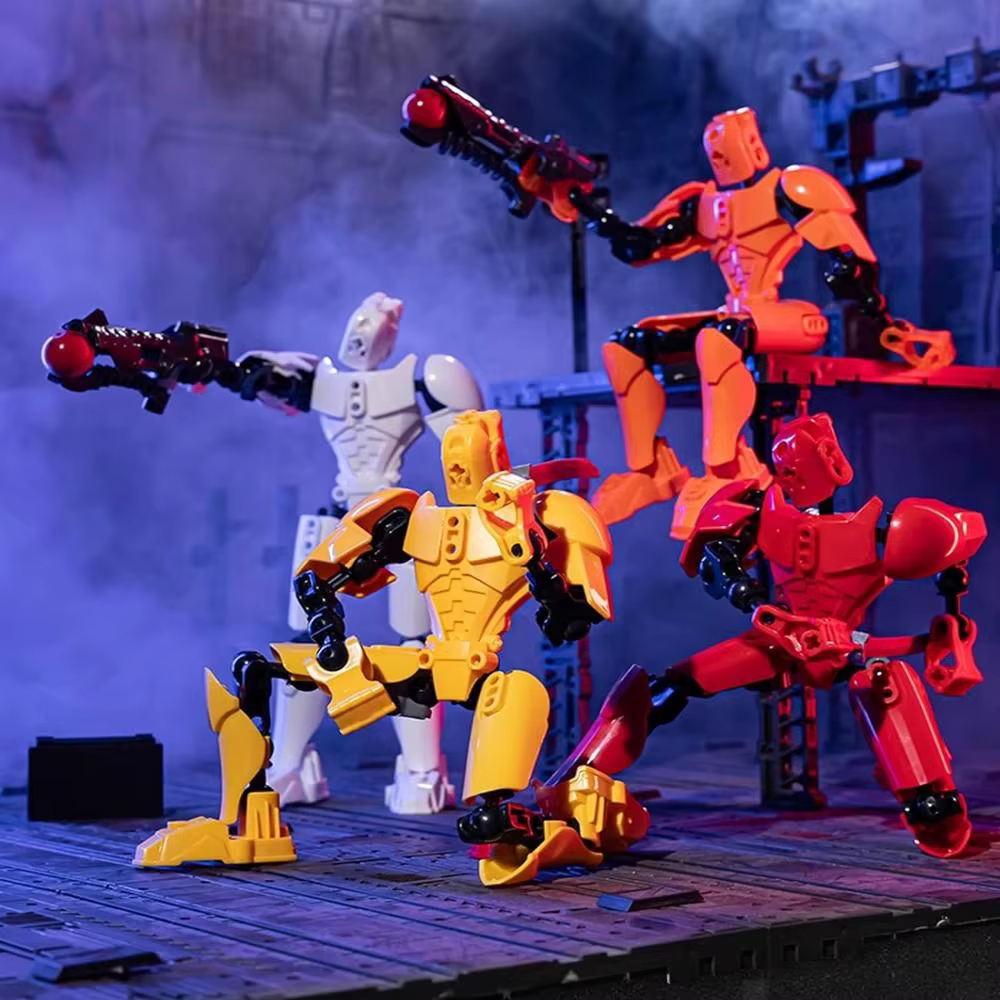 Figurine articulée Titan T13 imprimée en 3D pour les amateurs de jeux