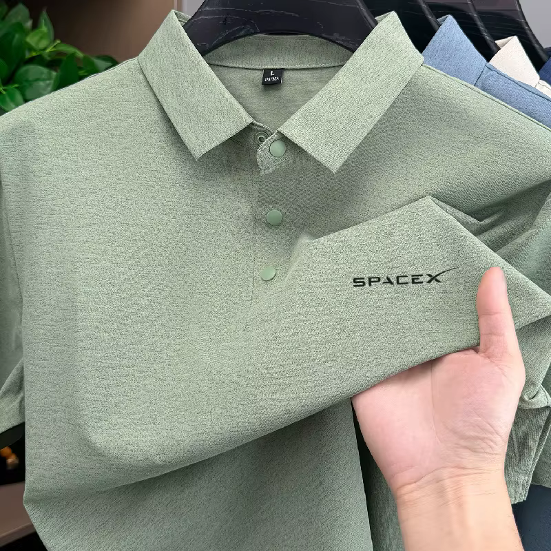 Polo de marque haut de gamme avec lettres classiques