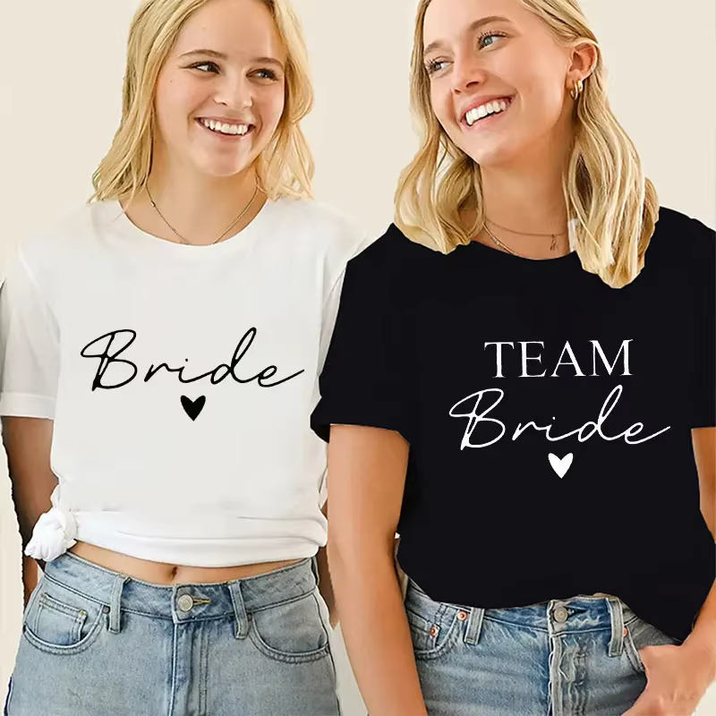 T-shirt Team Bride pour Femme