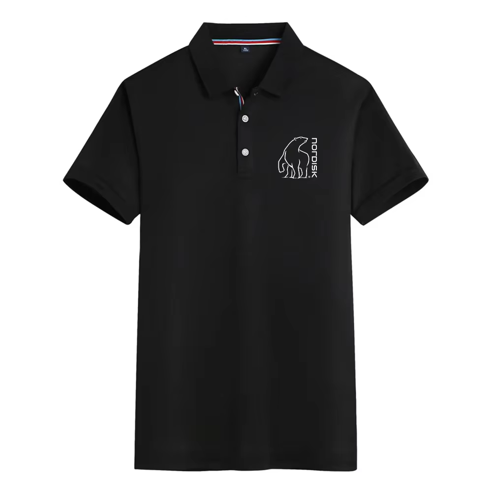 Polo pour homme confortable et élégant avec logo imprimé décontracté