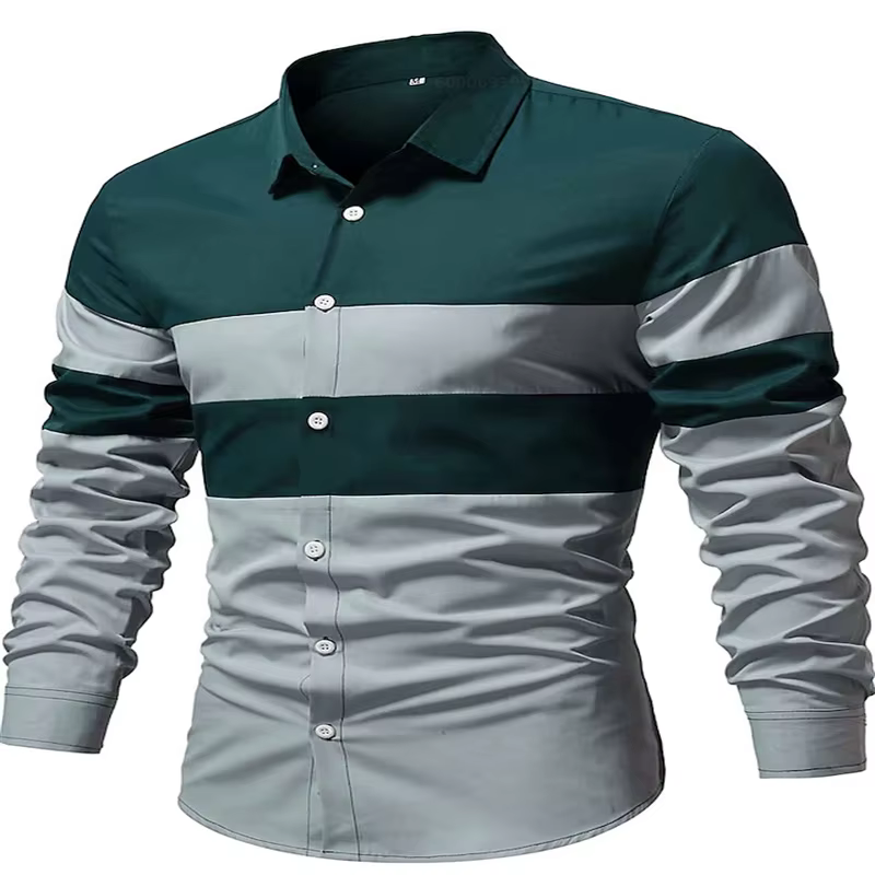 Chemise d'été à boutons pour hommes