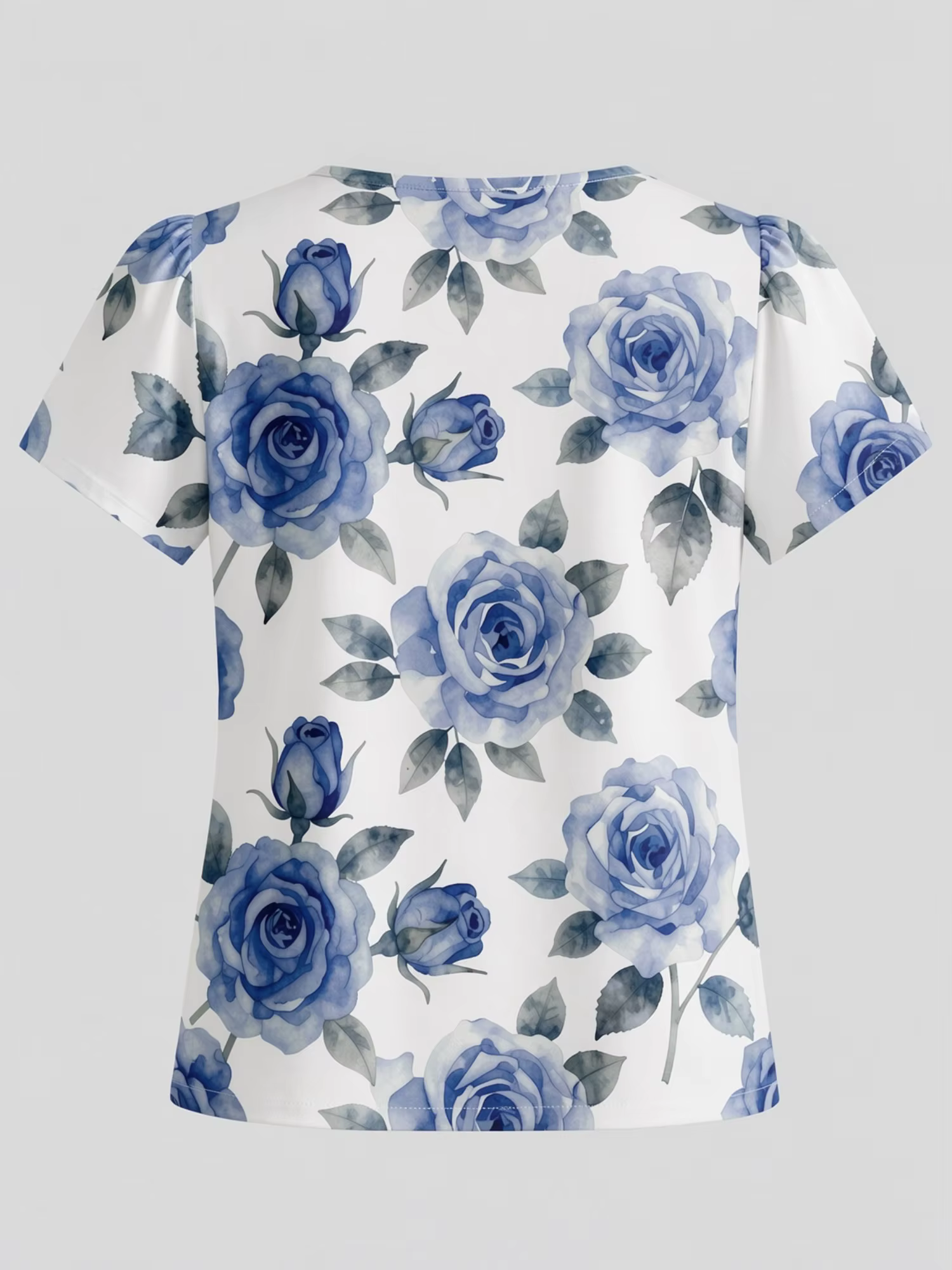 Nouveau T-shirt Femme 2026, Idéal pour les Vacances à la Plage, Col Rond Manches Courtes Imprimé Ample Décontracté Tendance