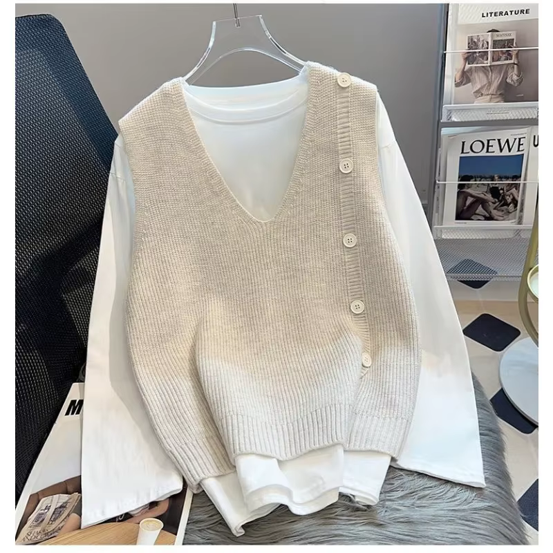 Gilet tricoté pour femmes
