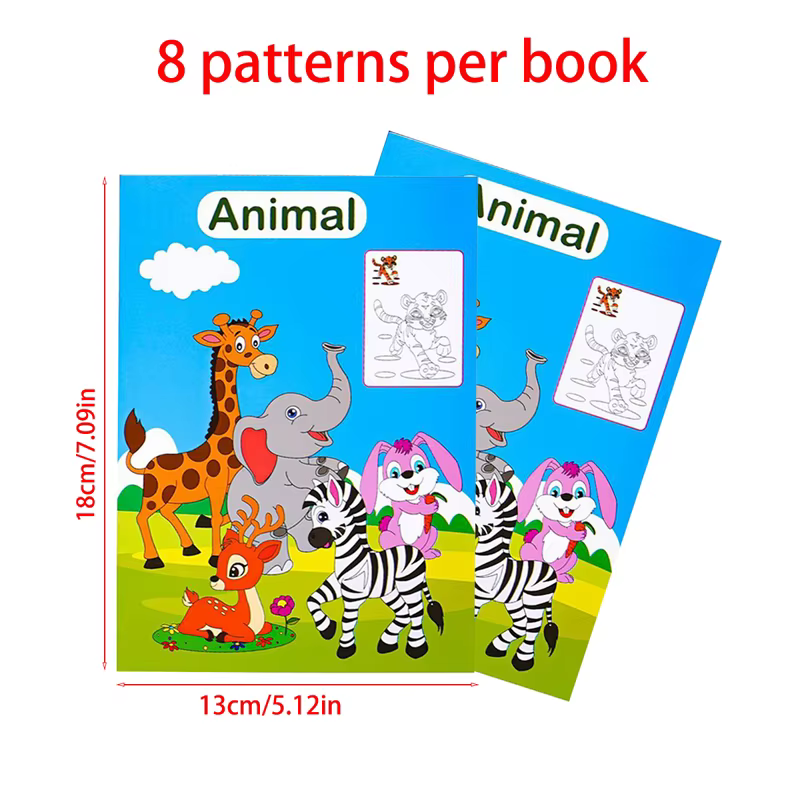 6 livres de coloriage thématiques adaptés aux enfants ou aux adolescents